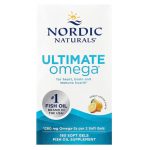 Nordic Naturals, Ultimate Omega, Lemon, 1,280 mg, 180 Soft Gels (640 mg per Soft Gel)
