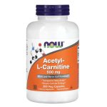 Now Foods, Acetyl-L-Carnitine, 500 mg, 200 Veg Capsules