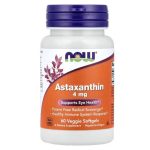 NOW Foods, Astaxanthin, 4 mg, 60 Veggie Softgels