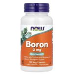 NOW Foods, Boron, 3 mg, 100 Veg Capsules
