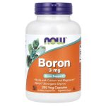 NOW Foods, Boron, 3 mg, 250 Veg Capsules