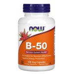 NOW Foods, B-50, 100 Veg Capsules