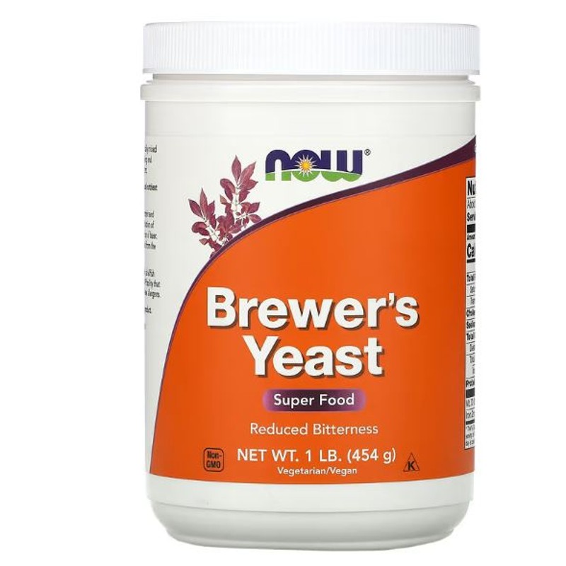 healthkoto-product-NOW-BY454 Now Foods, Brewer's Yeast, Super Food, 1lb (454 g) - Image 1