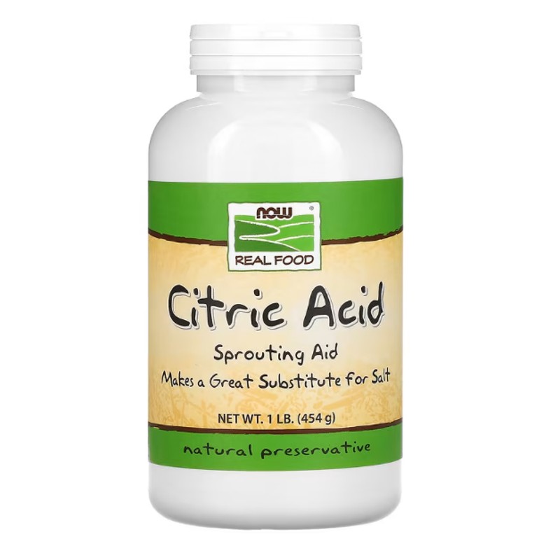 healthkoto-product-NOW-CA454 Now Foods, Real Food, Citric Acid, 1lb 454g - Image 1