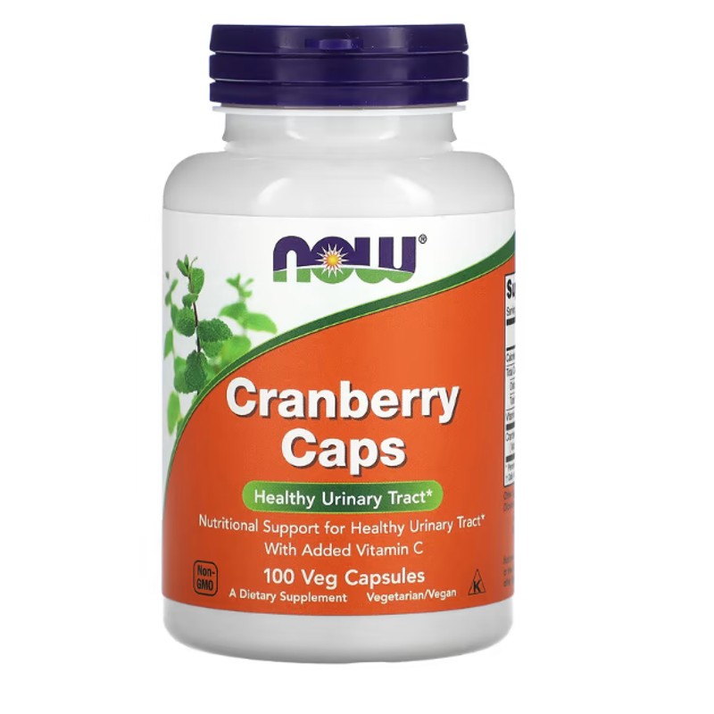 healthkoto-product-NOW-CB100 NOW Foods, Cranberry Caps, 100 Veg Capsules - Image 1