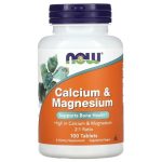 NOW Foods, Calcium & Magnesium, 100 Tablets
