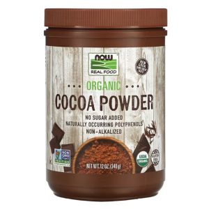 NOW Foods, Real Food, Organic Cocoa Powder, 12 oz (340 g)