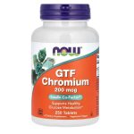 NOW Foods, GTF Chromium, 200 mcg, 250 Tablets