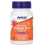 Now Foods, Vitamin D-3 High Potency, 2,000 IU, 240 Softgels