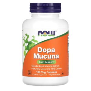 NOW Foods, Dopa Mucuna, 180 Veg Capsules