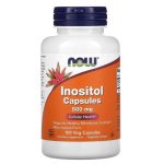 Now Foods, Inositol Capsules, 500 mg, 100 Veg Capsules