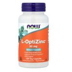 NOW Foods, L-OptiZinc, 30 mg, 100 Veg Capsules