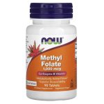 NOW Foods, Methyl Folate, 1,000 mcg, 90 Tablets