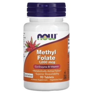 NOW Foods, Methyl Folate, 1,000 mcg, 90 Tablets