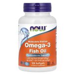 NOW Foods, Omega-3 Fish Oil, 1,000 mg, 180 EPA - 120 DHA, 100 Softgels