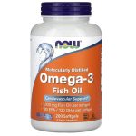 NOW Foods, Omega-3 Fish Oil, 1,000 mg, 180 EPA - 120 DHA, 200 Softgels