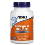 NOW Foods, Omega-3 Mini Gels, 180 Softgels