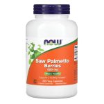 NOW Foods, Saw Palmetto Berries, 550 mg, 250 Veg Capsules