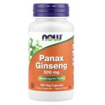 NOW Foods, Panax Ginseng , 500 mg, 100 or 250 Veg Capsules (500 mg per Capsule)