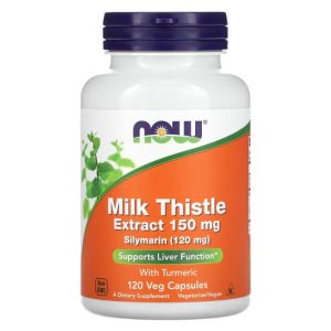 Now Foods, Silymarin, Milk Thistle Extract, 150 mg, 120 Veg Capsules