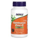 NOW Foods, Sambucus Zinc-C, 60 Lozenges