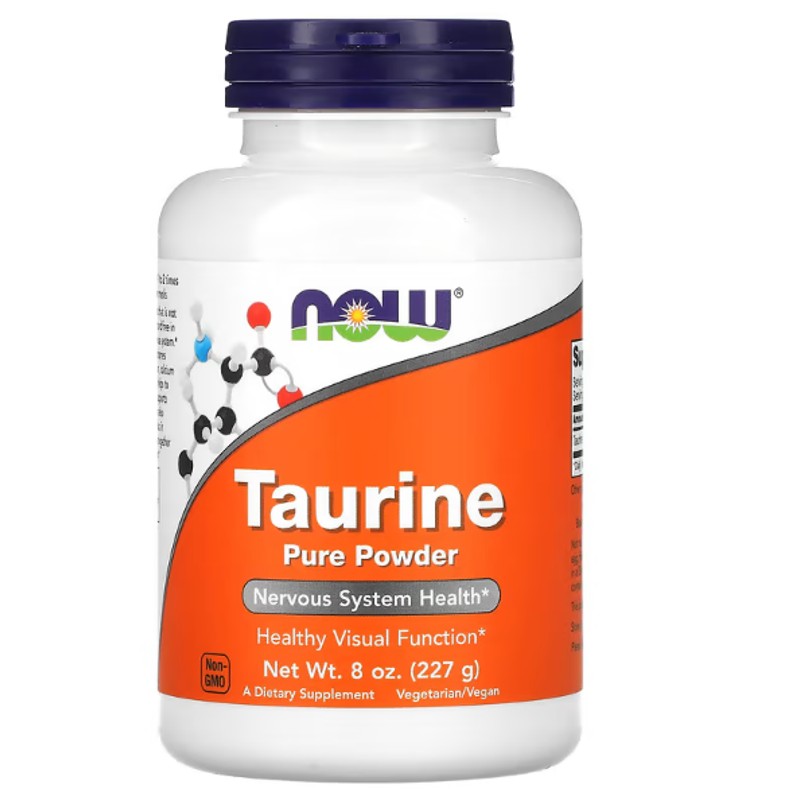 healthkoto-product-NOW-TP227 Now Foods, Taurine, Pure Powder, 8 oz (227 g) - Image 1