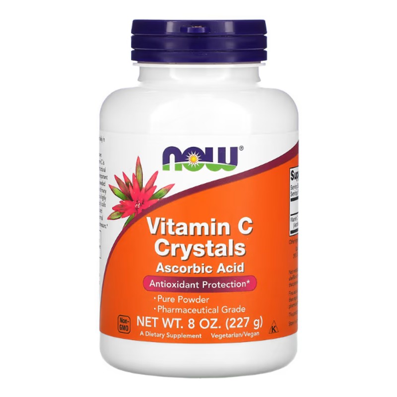 healthkoto-product-NOW-VC227 NOW Foods, Vitamin C Crystals, 8 oz (227 g) - Image 1
