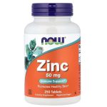 Now Foods, Zinc, 50 mg, 250 Tablets