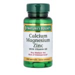 Nature's Bounty, Calcium Magnesium Zinc with Vitamin D3, 100 Coated Caplets