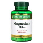 Nature's Bounty, Magnesium, 500 mg, 200 Coated Tablets