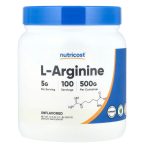 Nutricost, L-Arginine, Unflavored, 17.9 oz (500 g)