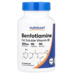 Nutricost, Benfotiamine, 300 mg, 90 Capsules