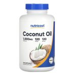 Nutricost, Coconut Oil, 1,000 mg , 120 Softgels