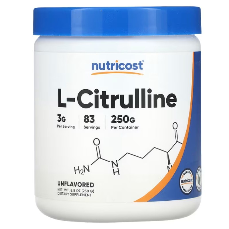 healthkoto-product-NTC-CP250 Nutricost, L-Citrulline, Unflavored, 8.8 oz (250 g) - Image 1