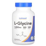 Nutricost, L-Glycine, 1,000 mg, 120 Capsules