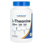 Nutricost, L-Theanine, 200 mg, 120 Capsules