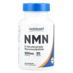 Nutricost, NMN, 500 mg, 60 Capsules (250 mg per Capsule)