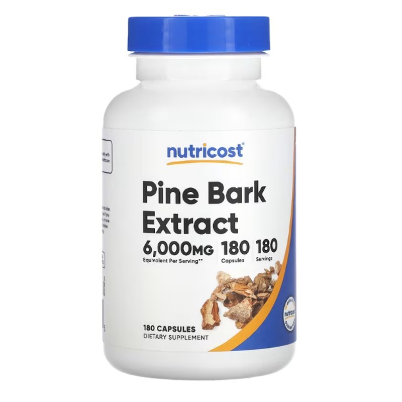 healthkoto-product-NTC-PB180 Nutricost, Pine Bark Extract, 6,000 mg, 180 Capsules - Image 1