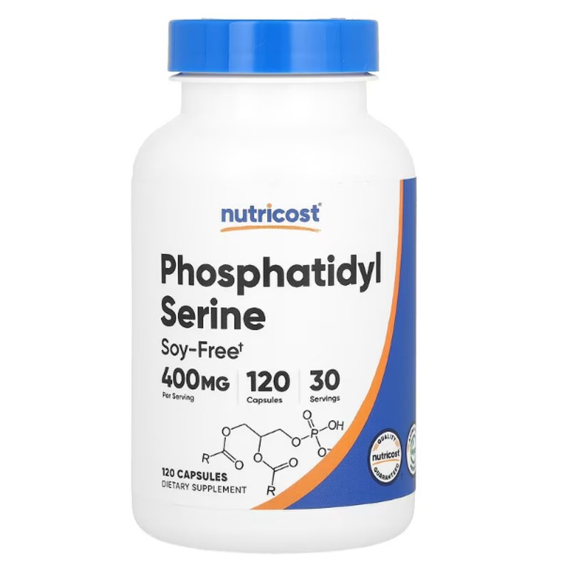 healthkoto-product-NTC-PS120 Nutricost, Phosphatidyl Serine, 400 mg, 120 Capsules (100 mg per Capsule) - Image 1