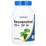 Nutricost, Resveratrol, 700 mg, 120 Capsules (350 mg per Capsule)