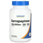 Nutricost, Serrapeptase, 120,000 SPU, 120 Capsules