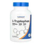 Nutricost, L-Tryptophan, 500 mg, 120 Capsules