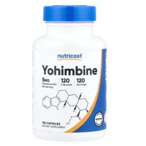 Nutricost, Yohimbine, 5 mg, 120 Capsules