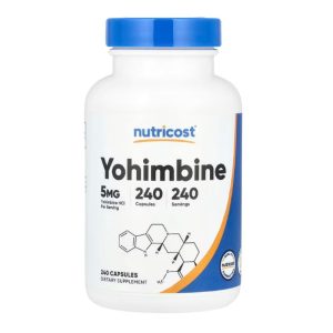 Nutricost, Yohimbine, 5 mg, 240 Capsules