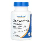 Nutricost, Zeaxanthin with Lutein, 120 Softgels