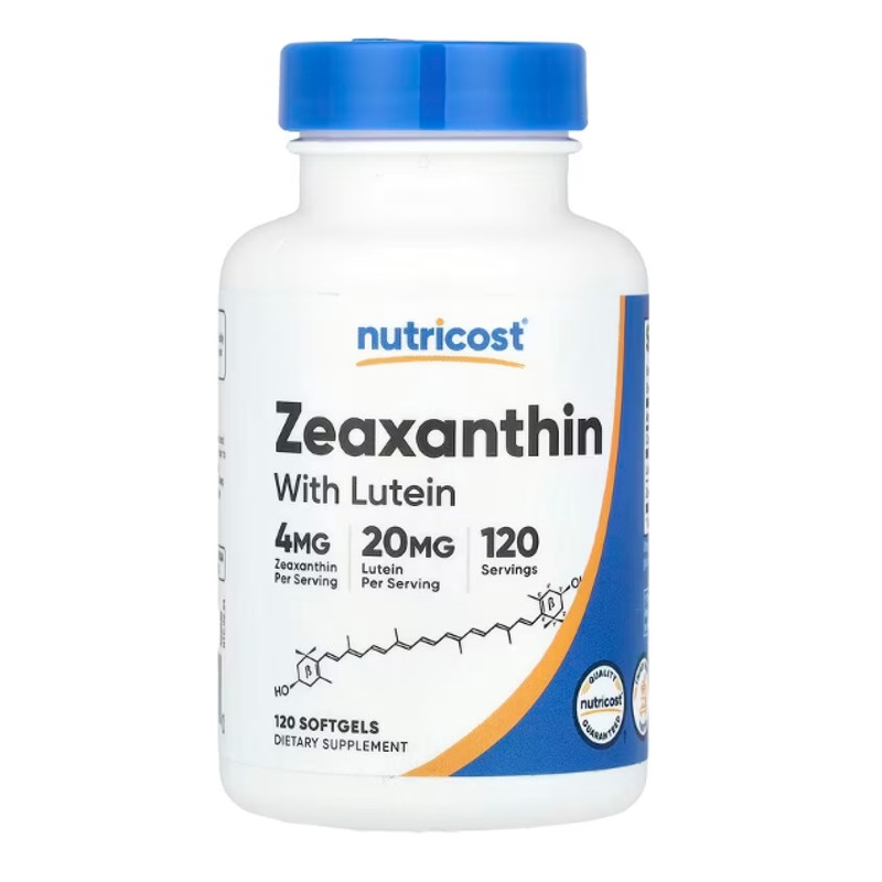healthkoto-product-NTC-ZL120 Nutricost, Zeaxanthin with Lutein, 120 Softgels - Image 1