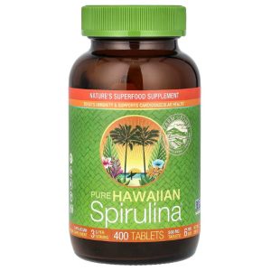 Nutrex Hawaii, Pure Hawaiian Spirulina, 500 mg, 400 Tablets