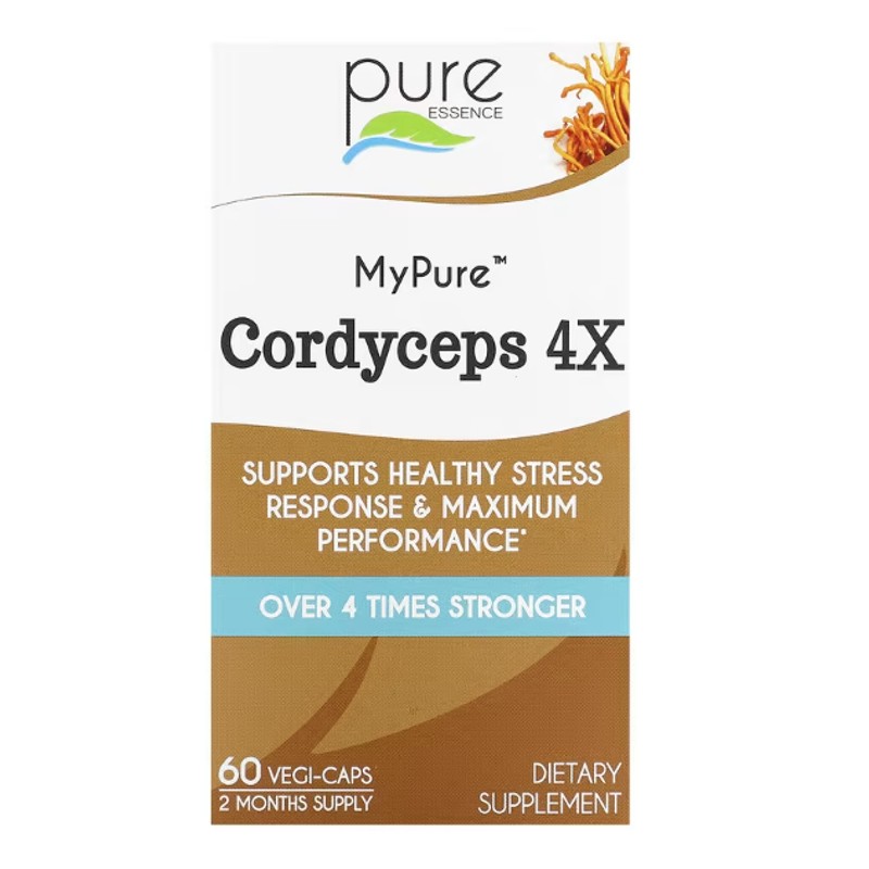 healthkoto-product-PRE-RX060 Pure Essence, MyPure, Reishi 4X, 60 Vegi-Caps - Image 1