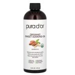 Pura D'or, Organic Sweet Almond Oil, 16 fl oz (473 ml)