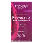 Reserveage Beauty, Resveratrol with Pterostilbene , 500 mg, 60 Veggie Capsules